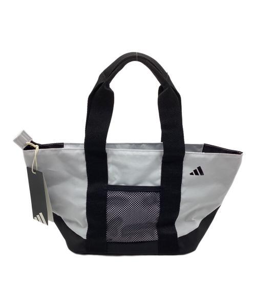 adidas（アディダス）adidas (アディダス) ハンドバッグ ブラック×ホワイト 未使用品の古着・服飾アイテム