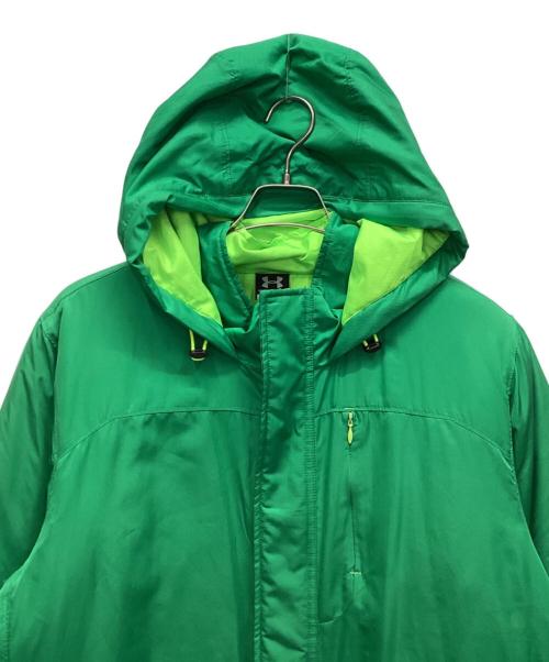 UNDER ARMOUR（アンダーアーマー）UNDER ARMOUR (アンダーアーマー) 中綿ジャケット グリーン サイズ:XXLの古着・服飾アイテム