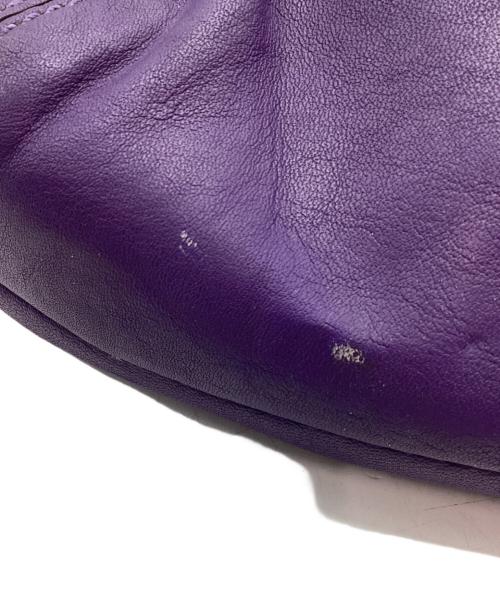 COACH（コーチ）COACH (コーチ) ハンドバッグ パープルの古着・服飾アイテム