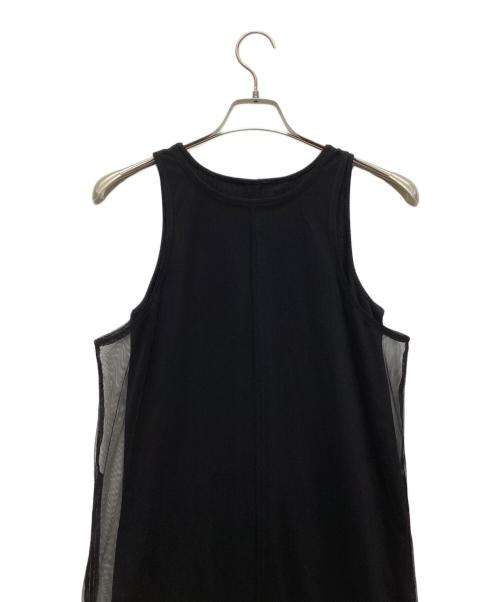 SENSE OF PLACE（センスオブプレイス）SENSE OF PLACE (センスオブプレイス) 2WAY チュール レイヤード カット ワンピース ブラック サイズ:ONEの古着・服飾アイテム