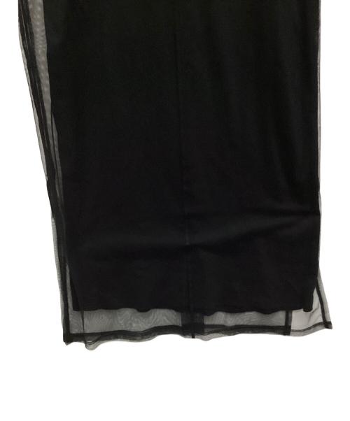 SENSE OF PLACE（センスオブプレイス）SENSE OF PLACE (センスオブプレイス) 2WAY チュール レイヤード カット ワンピース ブラック サイズ:ONEの古着・服飾アイテム