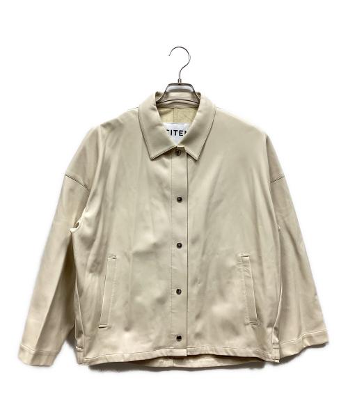 CITEN（シテン）CITEN (シテン) フェイクレザージャケット ホワイト サイズ:FREEの古着・服飾アイテム