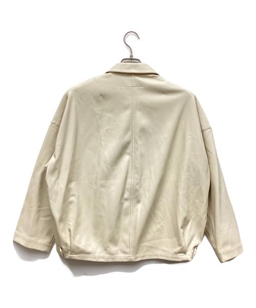 CITEN（シテン）CITEN (シテン) フェイクレザージャケット ホワイト サイズ:FREEの古着・服飾アイテム