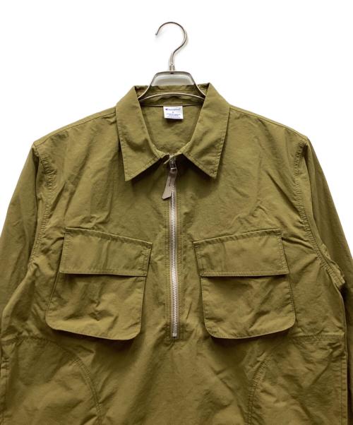 Champion（チャンピオン）Champion (チャンピオン) ハーフジップシャツ オリーブ サイズ:Sの古着・服飾アイテム