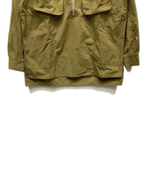 Champion（チャンピオン）Champion (チャンピオン) ハーフジップシャツ オリーブ サイズ:Sの古着・服飾アイテム