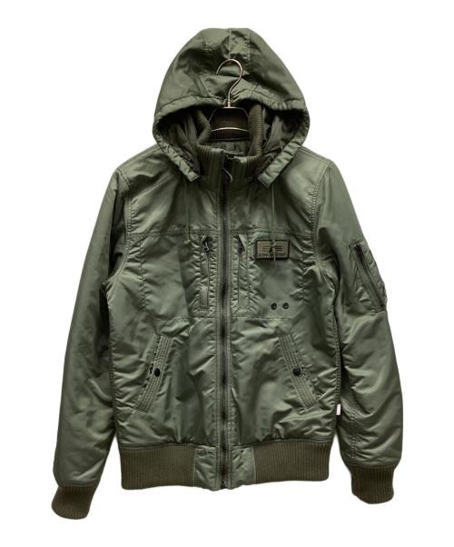 ALPHA（アルファ）ALPHA (アルファ) 中綿ジャケット グリーン サイズ:Lの古着・服飾アイテム