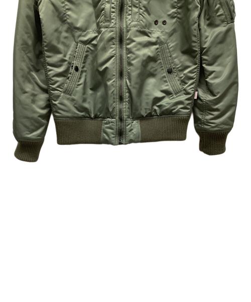 ALPHA（アルファ）ALPHA (アルファ) 中綿ジャケット グリーン サイズ:Lの古着・服飾アイテム