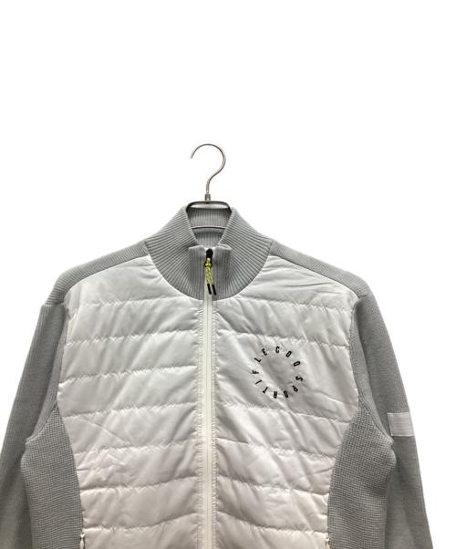 le coq sportif（ルコックスポルティフ）le coq sportif (ルコックスポルティフ) 中綿ジップジャケット グレー サイズ:Lの古着・服飾アイテム