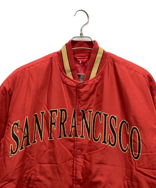 GU（ジーユー）GU (ジーユー) スタジャン レッド サイズ:M 未使用品の古着・服飾アイテム