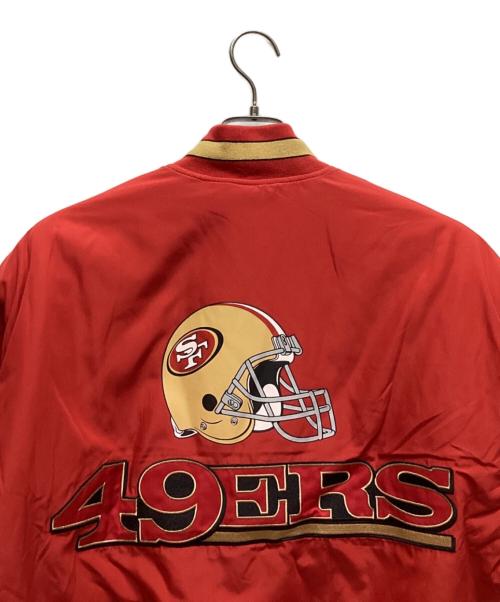 GU（ジーユー）GU (ジーユー) スタジャン レッド サイズ:M 未使用品の古着・服飾アイテム