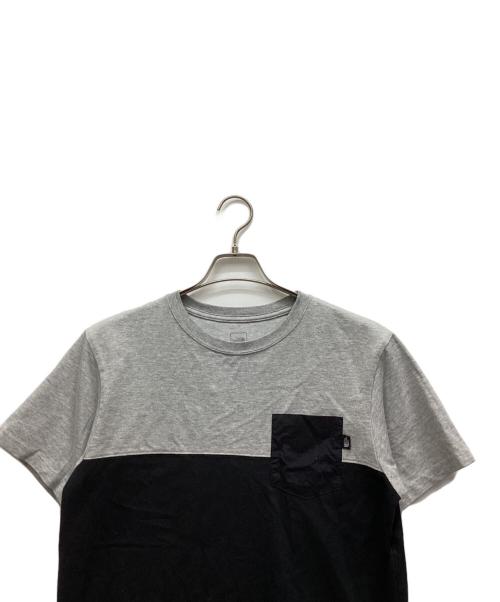 THE NORTH FACE（ザ ノース フェイス）THE NORTH FACE (ザ ノース フェイス) ポケットカットソー ブラック×グレー サイズ:Lの古着・服飾アイテム