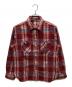 SUGAR CANE（シュガーケーン）の古着「ネルシャツ」｜レッド