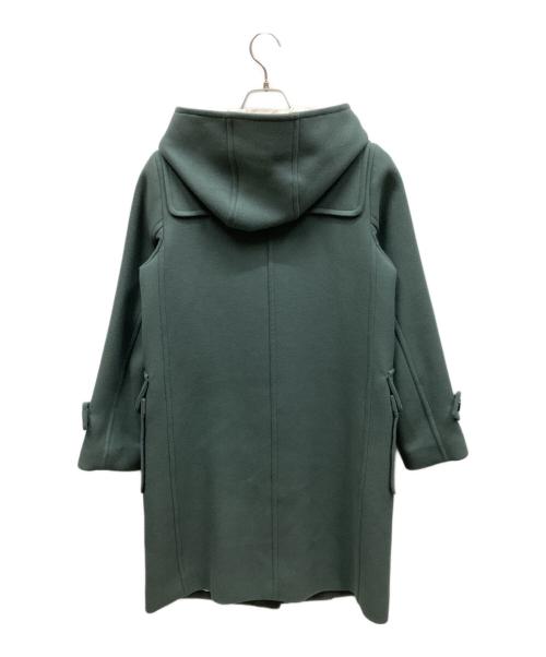 BLUE LABEL CRESTBRIDGE（ブルーレーベルクレストブリッジ）BLUE LABEL CRESTBRIDGE (ブルーレーベルクレストブリッジ) プライムメルトンダッフルコート グリーン サイズ:Mの古着・服飾アイテム