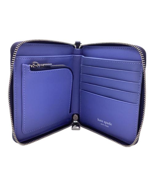 Kate Spade NEW YORK（ケイト・スペードニューヨーク）Kate Spade NEW YORK (ケイト・スペードニューヨーク) コンパクトウォレット ネイビーの古着・服飾アイテム