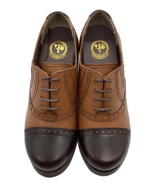 Yosuke（ヨースケ）Yosuke (ヨースケ) レースアップシューズ ブラウン サイズ:23の古着・服飾アイテム