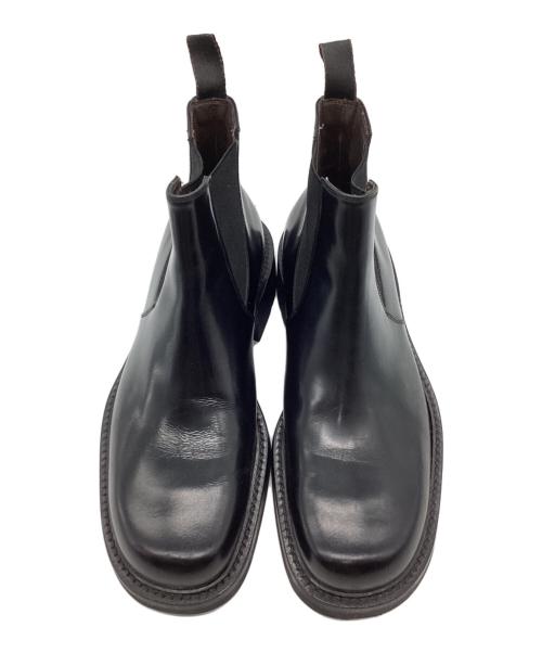 franceschetti（フランチェスケッティ）franceschetti (フランチェスケッティ) サイドゴアブーツ ブラック サイズ:421/2の古着・服飾アイテム