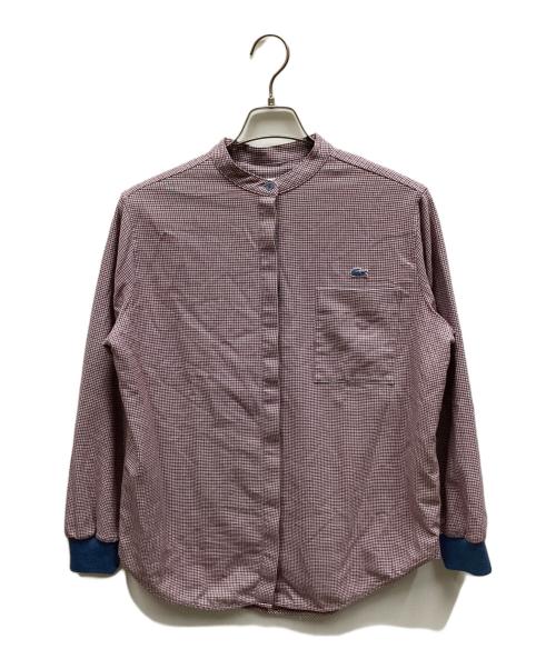LACOSTE（ラコステ）LACOSTE (ラコステ) 長袖シャツ レッド サイズ:38の古着・服飾アイテム