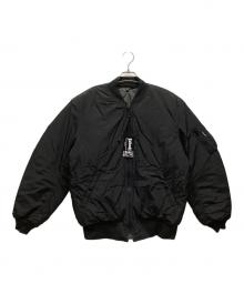 Schott（ショット）の古着「リバーシブルフライトジャケット」｜ブラック