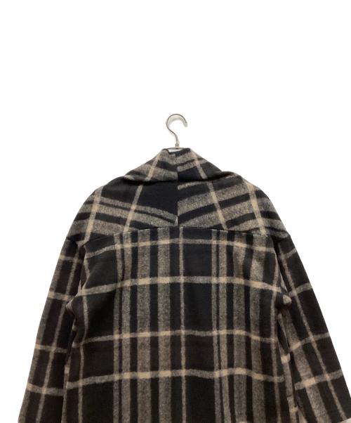 SIMPLICITE（シンプリシテ）SIMPLICITE (シンプリシテ) ガウンコート ブラック×ベージュ サイズ:表記なしの古着・服飾アイテム
