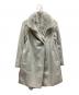 Lisa conte（リサコンテ）の古着「コート」｜ライトグレー