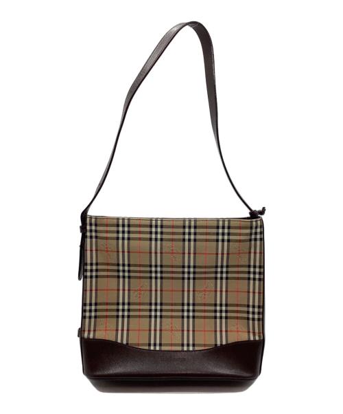 Burberry's（バーバリー）Burberry's (バーバリーズ) ショルダーバッグ ベージュ×ブラウンの古着・服飾アイテム