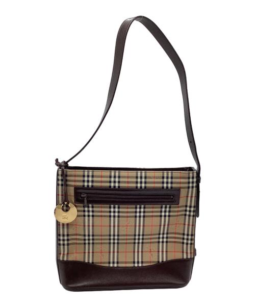 Burberry's（バーバリー）Burberry's (バーバリーズ) ショルダーバッグ ベージュ×ブラウンの古着・服飾アイテム
