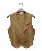 Burberry'sバーバリーズ）の古着「ニットベスト」｜ライトブラウン
