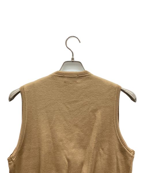 Burberry's（バーバリーズ）Burberry's (バーバリーズ) ニットベスト ライトブラウン サイズ:Mの古着・服飾アイテム