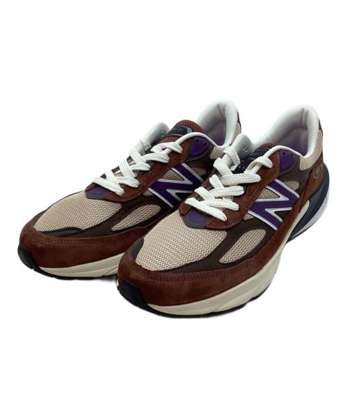 NEW BALANCE（ニューバランス）NEW BALANCE (ニューバランス) スニーカー ブラウン×パープル サイズ:30の古着・服飾アイテム
