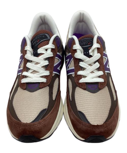 NEW BALANCE（ニューバランス）NEW BALANCE (ニューバランス) スニーカー ブラウン×パープル サイズ:30の古着・服飾アイテム