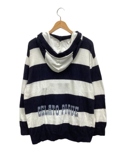 gelato pique（ジェラートピケ）gelato pique (ジェラートピケ) セットアップ ホワイト×ネイビー サイズ:Mの古着・服飾アイテム