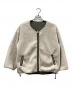 GLOBAL WORKグローバルワーク）の古着「リバーシブルジャケット」｜グリーン×ホワイト