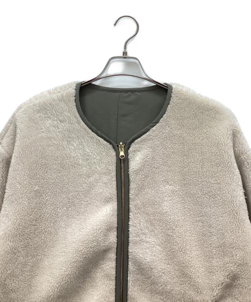 GLOBAL WORK（グローバルワーク）GLOBAL WORK (グローバルワーク) リバーシブルジャケット グリーン×ホワイト サイズ:Mの古着・服飾アイテム