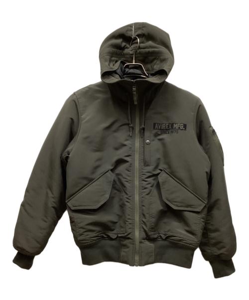 AVIREX（アヴィレックス）AVIREX (アヴィレックス) フライトジャケット グリーン サイズ:Mの古着・服飾アイテム
