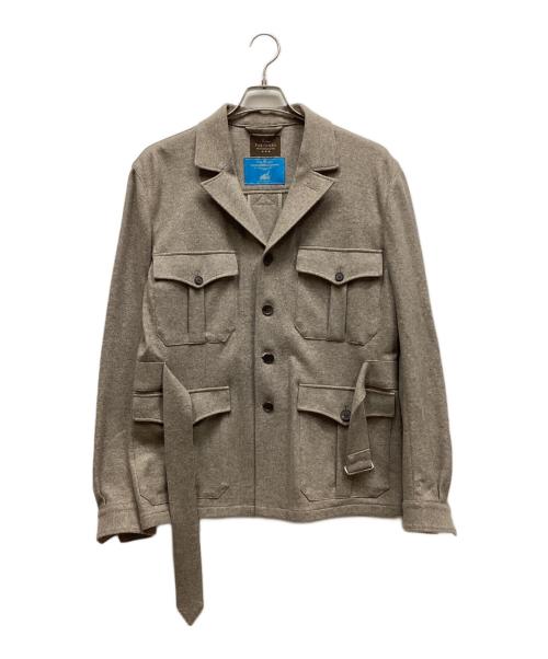 Salone PARTENZA（サローネ・パルテンツァ）Salone PARTENZA (サローネ・パルテンツァ) ジャケット ブラウン サイズ:表記なしの古着・服飾アイテム