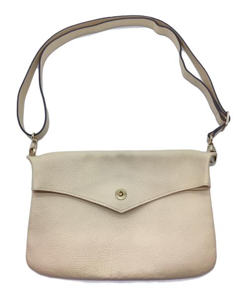 cisei（シセイ）cisei (シセイ) レザーサコッシュ アイボリーの古着・服飾アイテム