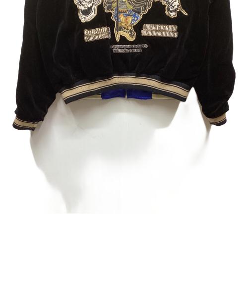 爆裂爛漫娘（バクレツランマンムスメ）爆裂爛漫娘 (バクレツランマンムスメ) スカジャン ブラック サイズ:40の古着・服飾アイテム