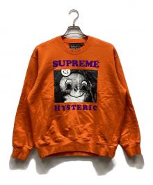 Hysteric Glamour×SUPREME（ヒステリックグラマー×シュプリーム）の古着「スウェット」｜オレンジ