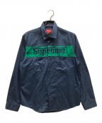 SUPREMEシュプリーム）の古着「ワークシャツ」｜ネイビー
