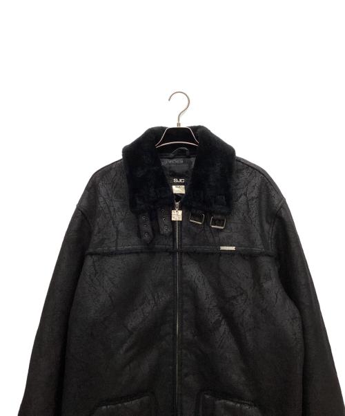 SJC（-）SJC (-) コート ブラック サイズ:XLの古着・服飾アイテム