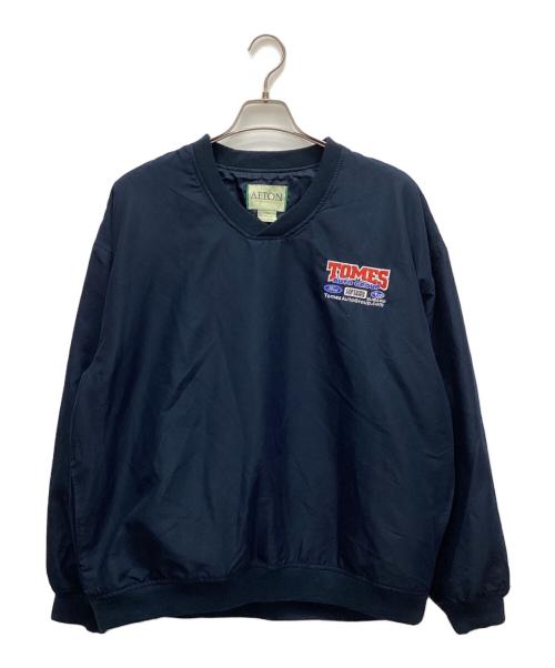 afton（アフトン）afton (アフトン) トラックジャケット ネイビー サイズ:Lの古着・服飾アイテム