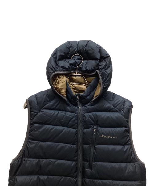Eddie Bauer（エディーバウアー）Eddie Bauer (エディーバウアー) リバーシブルダウンベスト ネイビー サイズ:Mの古着・服飾アイテム