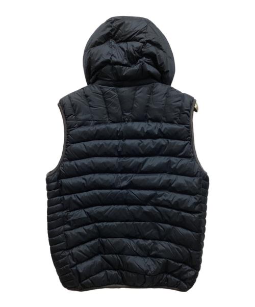 Eddie Bauer（エディーバウアー）Eddie Bauer (エディーバウアー) リバーシブルダウンベスト ネイビー サイズ:Mの古着・服飾アイテム