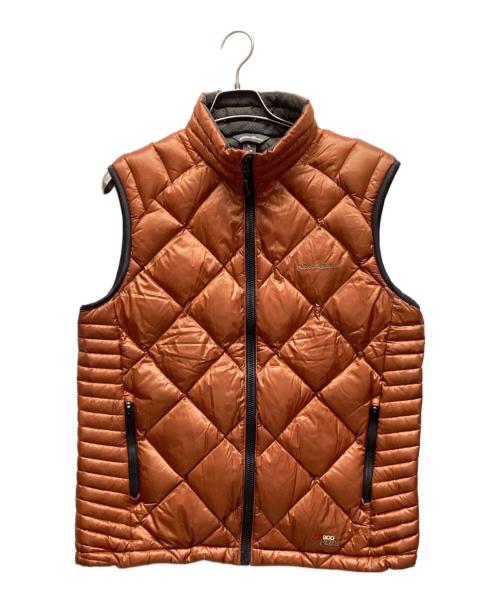 Eddie Bauer（エディーバウアー）Eddie Bauer (エディーバウアー) ダウンベスト オレンジ サイズ:Mの古着・服飾アイテム