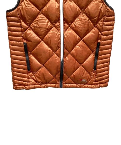 Eddie Bauer（エディーバウアー）Eddie Bauer (エディーバウアー) ダウンベスト オレンジ サイズ:Mの古着・服飾アイテム