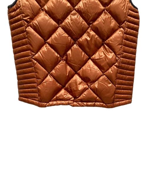 Eddie Bauer（エディーバウアー）Eddie Bauer (エディーバウアー) ダウンベスト オレンジ サイズ:Mの古着・服飾アイテム
