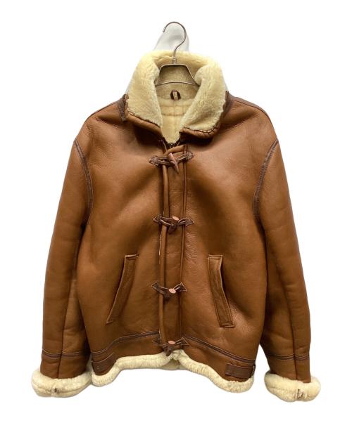 Real Sheepskin（リアルシープスキン）Real Sheepskin (リアルシープスキン) ムートンコート ブラウン サイズ:XLの古着・服飾アイテム