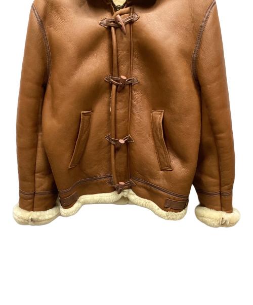 Real Sheepskin（リアルシープスキン）Real Sheepskin (リアルシープスキン) ムートンコート ブラウン サイズ:XLの古着・服飾アイテム