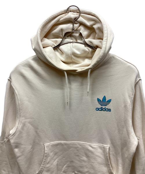 adidas Originals（アディダスオリジナル）adidas Originals (アディダスオリジナル) パーカー アイボリー サイズ:XLの古着・服飾アイテム