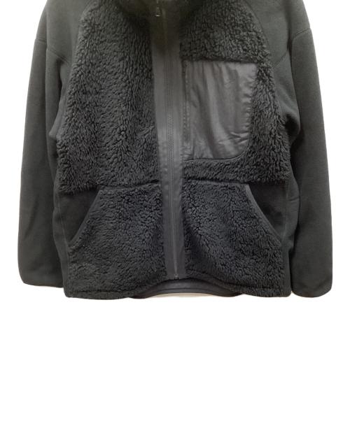UNIQLO（ユニクロ）UNIQLO (ユニクロ) WHITE MOUNTAINEERING (ホワイトマウンテ二アニング) ボアジャケット ブラック サイズ:XLの古着・服飾アイテム